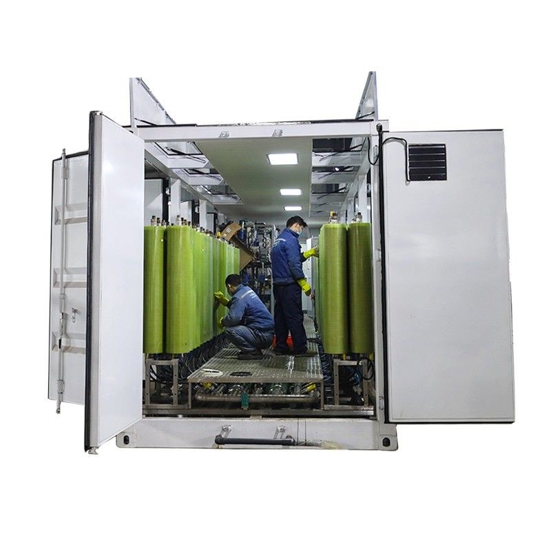 Skid Mounted Container Disc Tubular 2 Stage DTRO Reverse Osmosis System