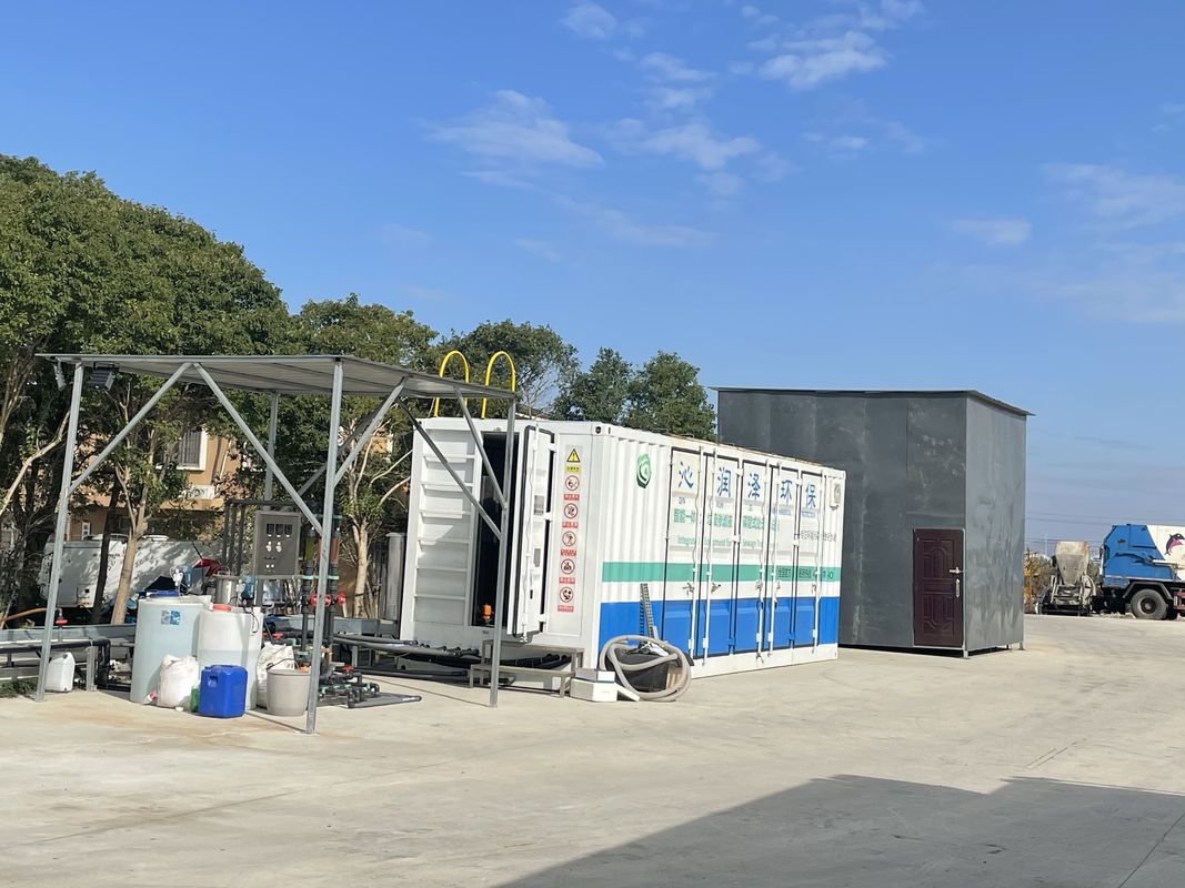 Skid Mounted Container Disc Tubular 2 Stage DTRO Reverse Osmosis System